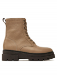Tommy Hilfiger Saapad Bicolor Leather Lace-Up FW0FW08160 Beež 40