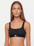 Tommy Hilfiger Bikini &uuml;lemine osa UW0UW06585 Must