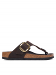 Birkenstock Varbavahesandaalid Gizeh Big Buckle 1033002 Tumepruun