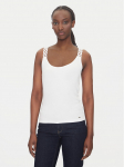 Morgan Top 251-DOUBI Valge Slim Fit
