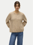 Vero Moda Kampsun Ingrid 10331365 Beež Regular Fit