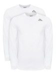 Kappa Pika varrukaga s&auml;rkide komplekt Logo Saro 37216LW Valge Regular Fit