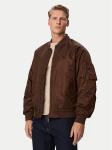 Calvin Klein Jeans Bomber-jakk LV04RG505G Tumepruun Regular Fit
