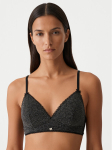 HUGO Bralette rinnahoidja 50570539 Must