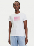 Tommy Jeans T-s&auml;rk Gradient Flag DW0DW20905 Valge Regular Fit XL