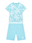 United Colors Of Benetton Pidžaama 3X0Y0P08Q Sinine Relaxed Fit