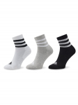 adidas L&uuml;hikesed sokid 3-Stripes Cushioned Sportswear Mid-Cut Socks 3 Pairs IC1318 Hall 49_51