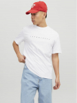 Jack & Jones T-s&auml;rk Star 12234746 Valge Relaxed Fit XL