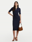 LAUREN RALPH LAUREN Kootud kleit 200973609001 Tumesinine Slim Fit