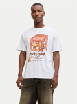 Jack & Jones T-s&auml;rk Holiday Cartoon 12287550 Valge Relaxed Fit XXL