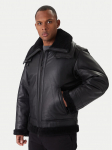 BOSS Nahkjope Joglaci 50547560 Must Relaxed Fit