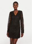 TWINSET Kokteilikleit 242TP2467 Must Regular Fit