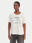 Liu Jo Sport T-s&auml;rk TA6265 JS923 Valge Regular Fit