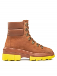 Stuart Weitzman Traperid Noho Hiker Bootie SC739 Pruun