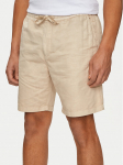 Pepe Jeans Riidest &scaron;ortsid Relaxed Linen Smart Shorts PM801093 Beež Regular Fit
