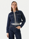 Tommy Jeans Teksajakk DW0DW22384 Tumesinine Straight Fit