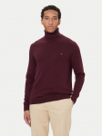 Tommy Hilfiger Golf MW0MW28048 Bordoopunane Regular Fit