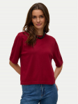 Vero Moda Kampsun Silje 10320460 Tumepunane Oversize