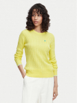 Beverly Hills Polo Club Kampsun P-SS26W-M537390 Kollane Regular Fit