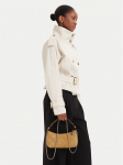 Tory Burch K&auml;ekott Fleming Suede Pochette 185797 Kreemjas