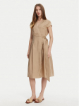 TWINSET Suvekleit 251TT2072 Beež Loose Fit