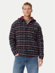 Tommy Jeans S&auml;rkjakk DM0DM23521 Bordoopunane Relaxed Fit