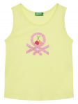 United Colors Of Benetton Top 3I1XGH012 Kollane Regular Fit