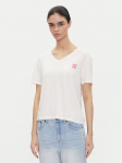HUGO T-s&auml;rk Nika_T-Shirt 50540046 Ekr&uuml;&uuml;v&auml;rv Regular Fit