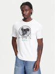 United Colors Of Benetton T-s&auml;rk 3BL0U10AG Valge Relaxed Fit
