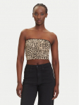Noisy May Top Avery 27034321 Pruun Slim Fit S