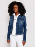 Tommy Jeans Teksajakk Vivianne DW0DW09219 Tumesinine Slim Fit XXS