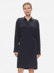 Tommy Hilfiger Pluusikleit Smd Detail Fluid Knee Dress WW0WW41009 Tumesinine Regular Fit 38