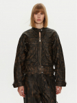 Gestuz Nahkjope Linera 10909473 Pruun Loose Fit
