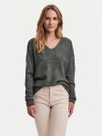 Vero Moda Kampsun Crewlefile 10233357 Roheline Loose Fit