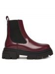Tommy Hilfiger Poolsaapad Shiny FW0FW09042 Pruun
