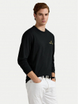 Polo Ralph Lauren Pikkade varrukatega T-s&auml;rk 710981783001 Must Regular Fit XXL