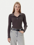 Tommy Jeans Kampsun DW0DW22036 Pruun Slim Fit