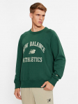 New Balance Pluus Athletics Varsity Fleece Crewneck MT33550 Roheline Regular Fit