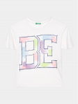 United Colors Of Benetton T-s&auml;rk 398BC10BY Valge Regular Fit