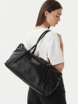 Tommy Jeans K&auml;ekott Pebble Grain Metal Logo Tote Bag AW0AW18472 Must