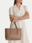 Calvin Klein K&auml;ekott Quilted Small Tote LV04F3325G Beež