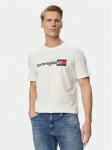 Tommy Jeans T-s&auml;rk Entry Dna DM0DM23406 Valge Regular Fit