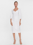 Nissa Igap&auml;evane kleit RZ13994 Valge Slim Fit