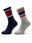 Tommy Hilfiger Pikad sokid 701229942 Tumesinine