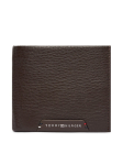 Tommy Hilfiger Rahakott Th Corp Cc Flap And Coin AM0AM14780 Tumepruun