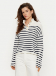 Tommy Hilfiger Kampsun WW0WW44981 Valge Relaxed Fit