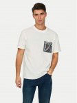 Only & Sons T-s&auml;rk 22025286 Valge Regular Fit