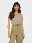 ONLY T-s&auml;rk Carlotta 15256154 Beež Tight Fit