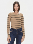 Liu Jo Kampsun MF3001 MS99E Pruun Slim Fit