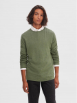 Selected Homme Kampsun 16079774 Roheline Regular Fit
